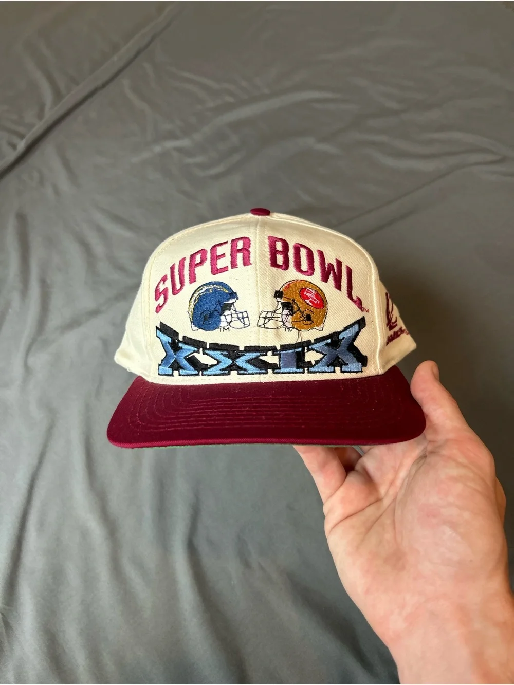 Vintage Logo Athletic / NFL / SF 49ers VS San Diego Chargers Super Bowl Snapback